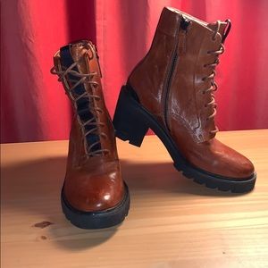 Leather Frye Booties